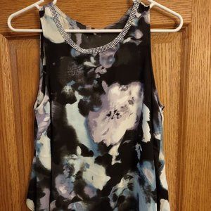 (M) JUICY COUTURE WATER COLOR OPEN BACK TOP
